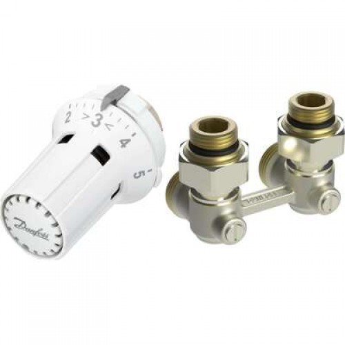 DANFOSS RLV-KB 15 + RTRW-K, 1/2 Угловой(пр. класс 0303910569) 