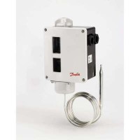 DANFOSS 017-509966 — Реле температуры RT 14 для тяжелых условий эксплуатации, IP 66, T окружающей среды -50...70 °C, диапазон настройки уставки -5...30 °C 017-509966