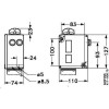 DANFOSS 017-520366 — Реле давления RT116 для тяжелых условий эксплуатации, диапазон настройки уставки 1-10 бар, дифференциал 0,33-1,3 бар, присоединение G 3/8 