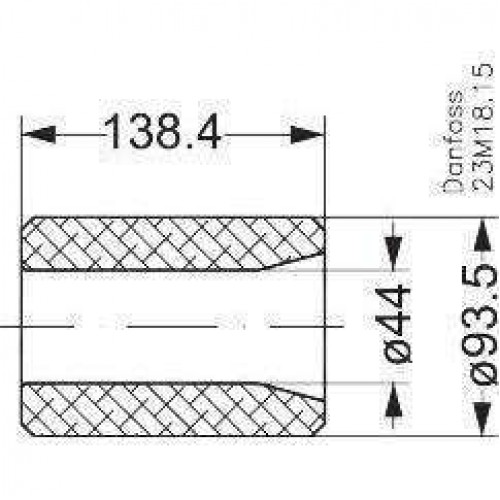 DANFOSS 023U1392 — Сменные сердечники-вставки 48-DM для разборных фильтров DCR Eliminator 