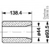 DANFOSS 023U1392 — Сменные сердечники-вставки 48-DM для разборных фильтров DCR Eliminator 