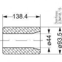 DANFOSS 023U4381 — Сменные сердечники-вставки 48-DC для разборных фильтров DCR Eliminator 023U4381