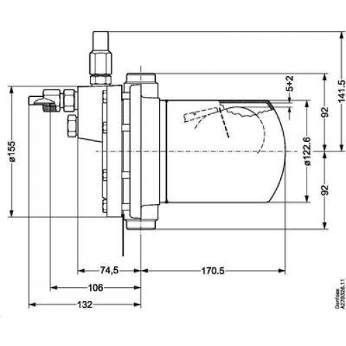 DANFOSS SV 1 Клапан регулятор уровня поплавковый 