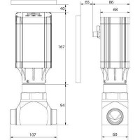 DANFOSS ICMTS 20-A (D 25) Клапан моторный 027H1085