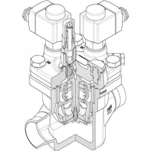 DANFOSS Клапан электромагнитный ICSH 40 40D 