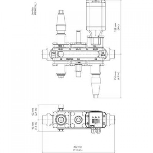 DANFOSS ICF20-6-1RA (25 D) Клапан-регулятор универсальный 
