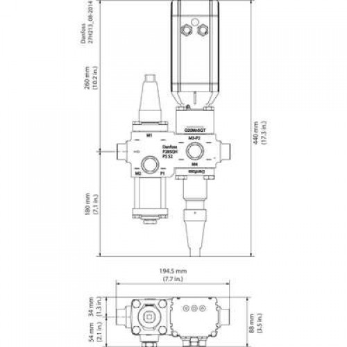 DANFOSS ICF 15-4-9H Клапан-регулятор универсальн 
