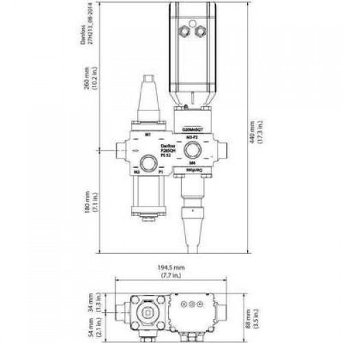 DANFOSS ICF 15-4-9H Клапан-регулятор универсальн 