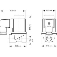 DANFOSS 032U538102 — Клапан электромагнитный EV251B, присоединение G 1/2", материал уплотнения NBR, нормально закрытый 032U538102