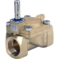DANFOSS 032U7184 — Клапан электромагнитный EV220B, присоединение внутренняя резьба G 1 1/2", материал уплотнения NBR, нормально открытый 032U7184