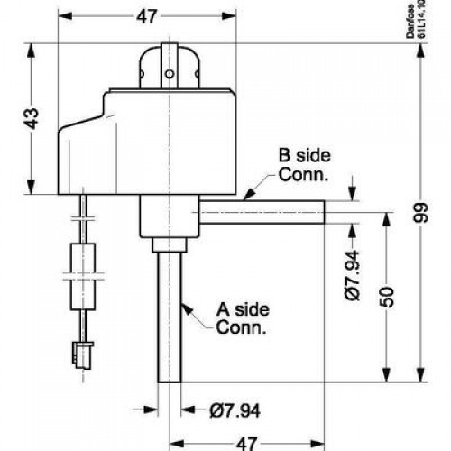 DANFOSS ETS 6-10 Клапан Эл. регулирующий 7,94 