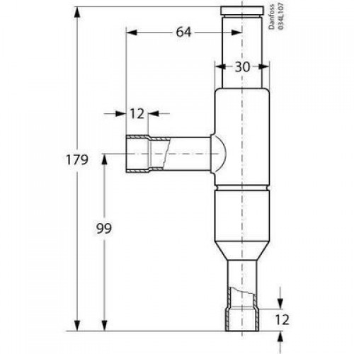DANFOSS KVC 15 Клапан регулятор производительности 
