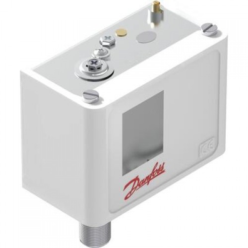 DANFOSS 060-113066 — Реле давления для общепромышленного применения KPI 35, диапазон настройки уставки -0,2-8 бар, дифференциал 0,4-1,5 бар, присоединение G 1/4 