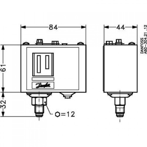 DANFOSS KP 7B Реле давления 