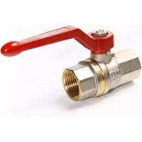 DANFOSS 065B8214 — Латунный шаровой кран BVR с внутренней резьбой UNI ISO 7/1, DN 80, PN 40, управление — рычаг, алюминий, корпус — латунь CW617N 065B8214