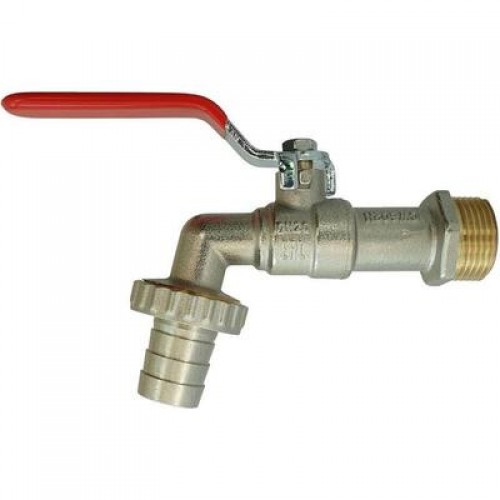 РИДАН BVR-CR 065B8300RG — Кран шаровой ГОСТ спускной под шланг PN10 DN15; Т -20 ℃ ...+95 ℃; материал корпуса латунь 