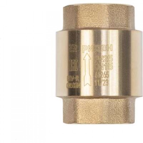 РИДАН NRV-R 065B8329R — Клапан обратный резьбовой PN25, DN50, Т -10 °C...+110 °C, материал корпуса — латунь CW602N 