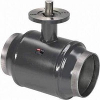 DANFOSS 065N0142 — Кран шаровой JIP Premium WW, под приварку, DN 100, PN 25, T макс 180 ℃, фланец под привод, корпус — сталь P235GH 065N0142