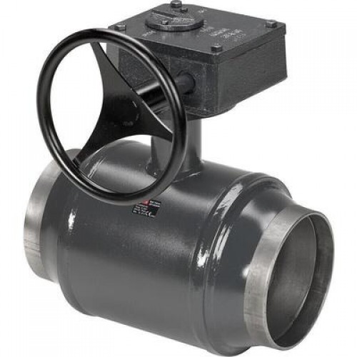 DANFOSS 065N0156G — Кран шаровой JIP Premium WW, под приварку, DN 200, PN 25, T макс 180 ℃, ручной редукторный привод, корпус — сталь P235GH 
