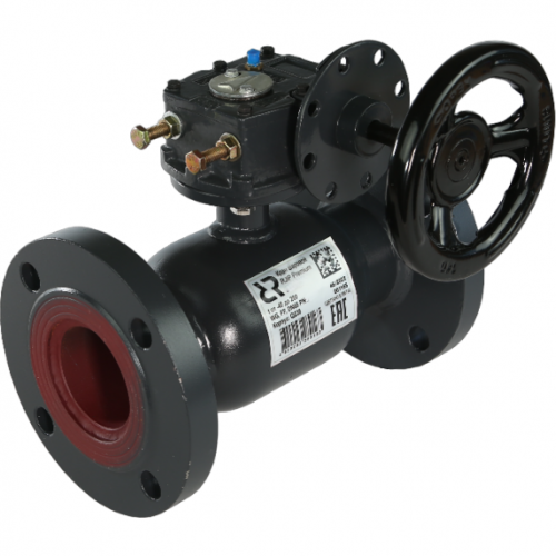 РИДАН RJIP Premium 065N0241R — Кран шаровой FF DN100 PN16 WG (фланцевый, с редуктором, стандартный проход) 