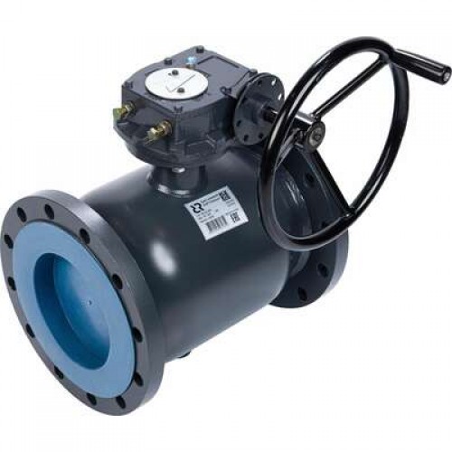 РИДАН RJIP Premium 065N0371GR — Кран шаровой FF DN350 PN25 WG (фланцевый, с редуктором, стандартный проход) 