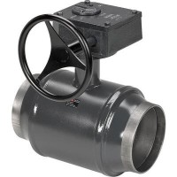 DANFOSS 065N1135 — Кран шаровой полнопроходной JIP WW, DN 80, PN 25, T макс 180 ℃, с рукояткой, корпус — сталь P235GH 065N1135
