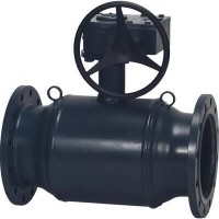 DANFOSS 065N1335 — Кран шаровой полнопроходной JIP FF, фланцевый, DN 80, PN 25, T макс 180 ℃, рычаг, корпус — сталь P235GH 065N1335