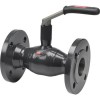 DANFOSS 065N1840 — Кран шаровой полнопроходной JIP FF, фланцевый, DN 100, PN 16, T макс 180 ℃, рычаг, корпус — сталь P235GH 
