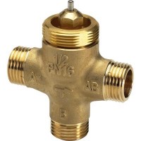 DANFOSS Клапан регулирующий, трехходовой VZL 3 Ру 16 Ду 15 Kv 1,6 T=1200C 065Z2084