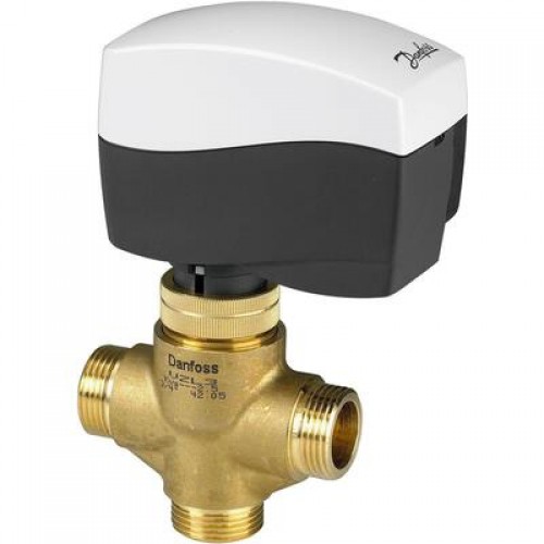 DANFOSS Клапан регулирующий, трехходовой VZL 3 Ру 16 Ду 20 Kv 2,5 T=1200C 