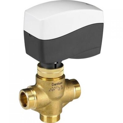 DANFOSS Клапан регулирующий, трехходовой VZL 3 Ру 16 Ду 20 Kv 2,5 T=1200C 