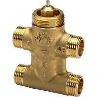 DANFOSS Клапан регулирующий, трехходовой с байпасом VZL 4 Ру 16 Ду 15 Kv 0,63 T=1200C 065Z2092