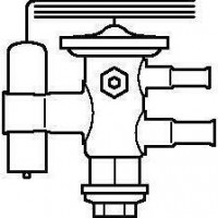 DANFOSS TUAE Клапан терм R134a/R513A 3/8"x1/2" 068U2207