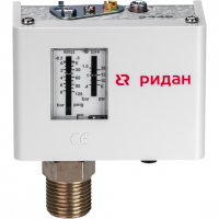 РИДАН 070-132566R — Реле давления KPI 35R (промышленная упаковка 40 шт.), диапазон настройки -0,2...8 бар, дифференциал 0,4…1,5 бар, штуцер G1/2 070-132566R