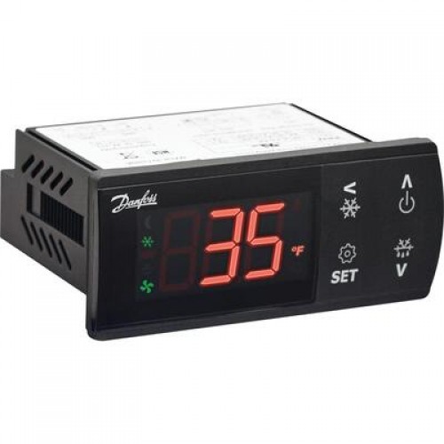 DANFOSS ERC 214,Controller, RED LED, 230V 