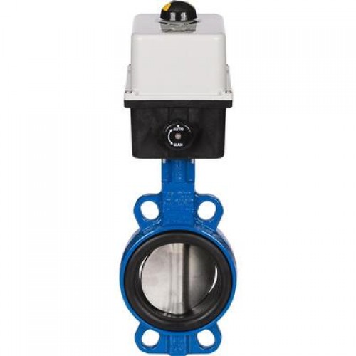 DANFOSS 082G7412 — Затвор дисковый поворотный VFY-WA с центрирующими проушинами, PN16, DN250, корпус GG25, диск — чугун GGG40, уплотнение EPDM, с электроприводом AMB-Y 