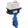 DANFOSS 082X3103 — Затвор дисковый поворотный VFY-WA с центрирующими проушинами, PN16, DN600, корпус GGG40, диск — чугун GGG40, уплотнение EPDM, с электроприводом AMB-Y VT2400 