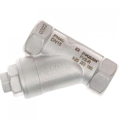 РИДАН FVS-R 082X4317R — Фильтр сетчатый нержавеющая сталь CF8M, PN40, DN50, с пробкой 