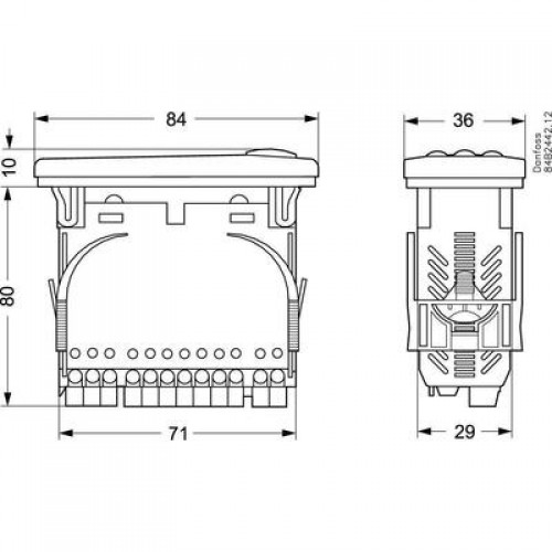 DANFOSS EKC 202B Контр-р исп.и ур. 
