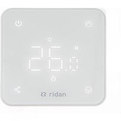 РИДАН 088L1142R — Электронный комнатный термостат RSmart-FW с Wi-Fi подключением 230V, белый 