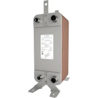 РИДАН 111B0422R — Теплообменник пластинчатый паяный BPHE_RD-200-120-3,0-L-Q3Q4(H3''1/8)/Q1Q2(T88,9)/8-M10*25 111B0422R