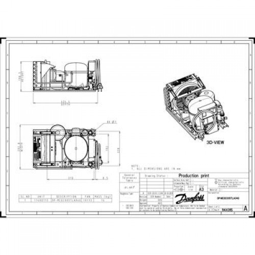 DANFOSS OP-MCGC005TLA04G Агрегат компр.-конд. 
