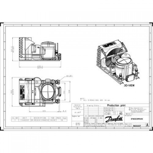 DANFOSS OP-UCGC011FRA01G Агрегат компр.-конд. 