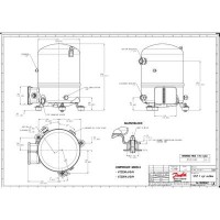 DANFOSS VTZ038AGNR1A Компрессор 120B0001