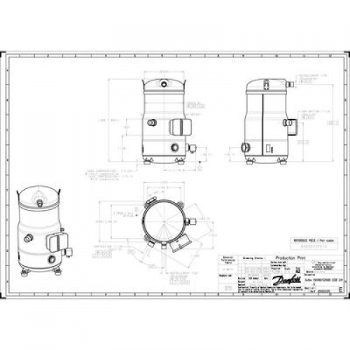 DANFOSS VZH088CGANA Компрессор спиральный(пр. класс 1770947961) 