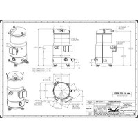 DANFOSS VZH117CGANA Компрессор спиральный(пр. класс 1770947962) 120G0195