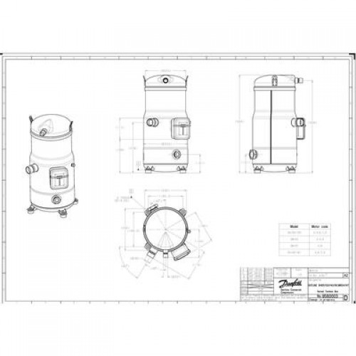 DANFOSS SH161A4ALC Компрессор спиральный 