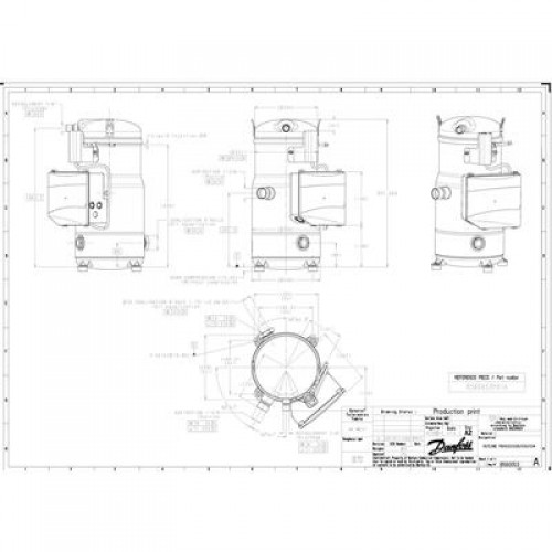 DANFOSS  PSH026A4CLD Компрессор спиральный 