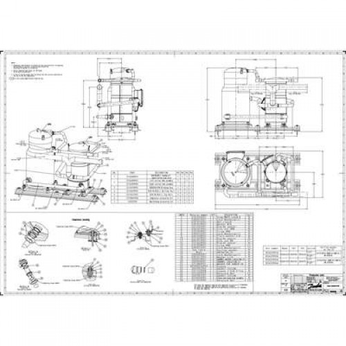 DANFOSS DSH140A4ALC Компрессор спиральный 