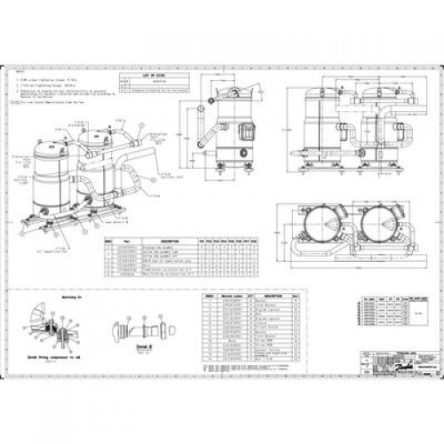 DANFOSS DSH140A4ALD Компрессор спиральный 